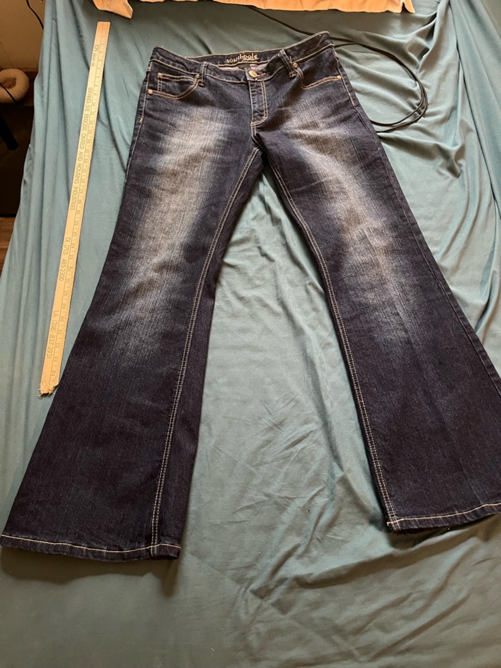 South Pole Dark Indigo Flared Jeans‎